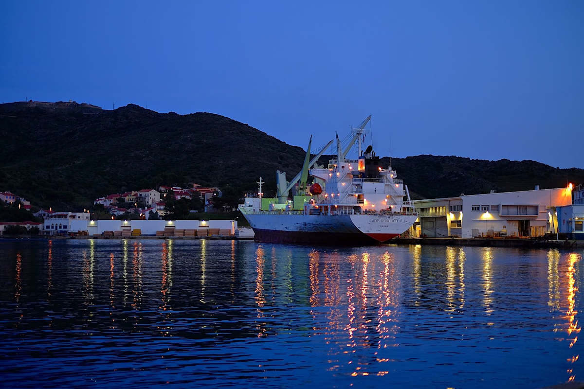 Twilight, Port Vendres by Sandie Smith 