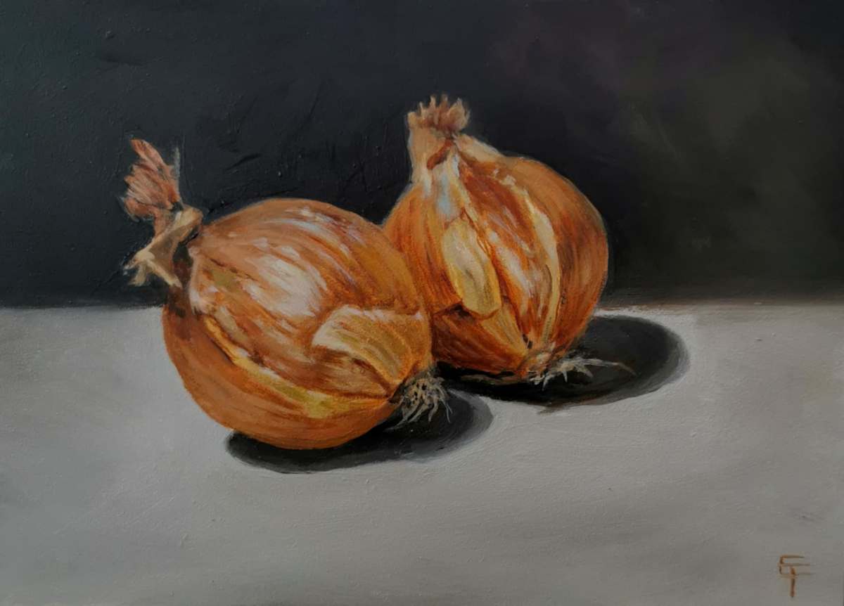 Brown Onions by Elaine Fraser 