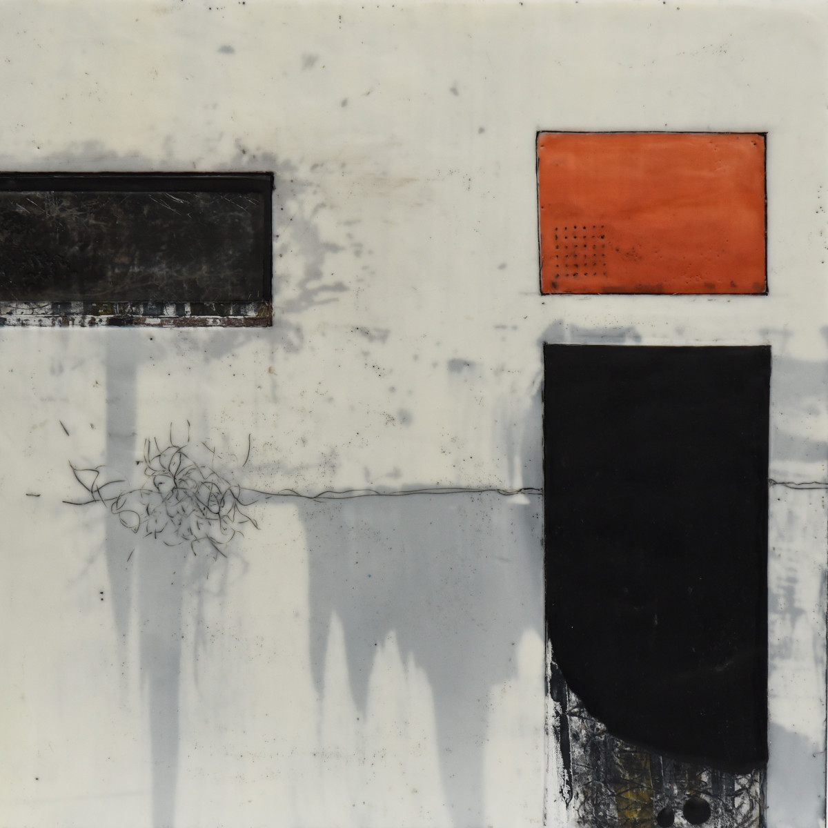 Orange Block #1 by Doug Smith 
