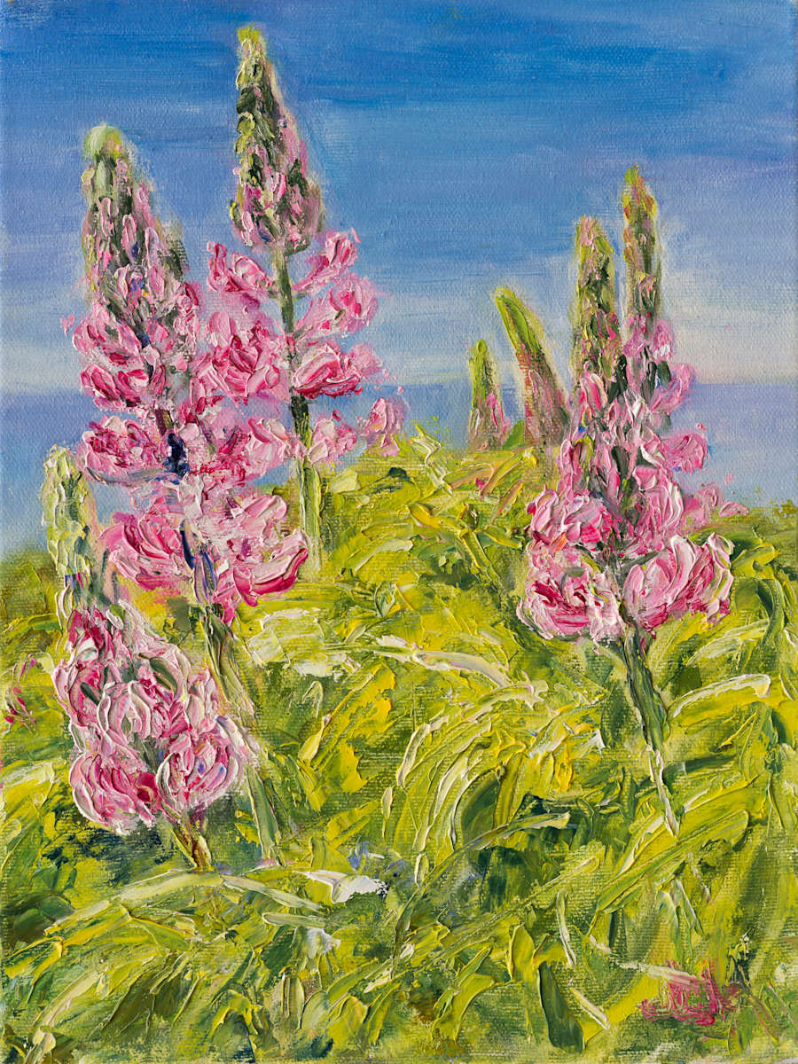 Lupins by Janet Jardine, Image 1.