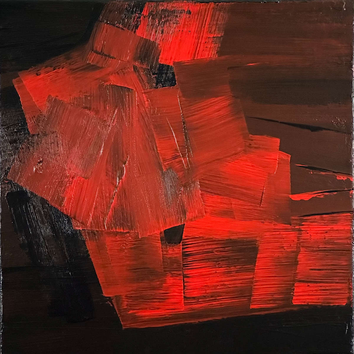 Red in Black no. 2305 by Klara Gunnlaugsdottir 