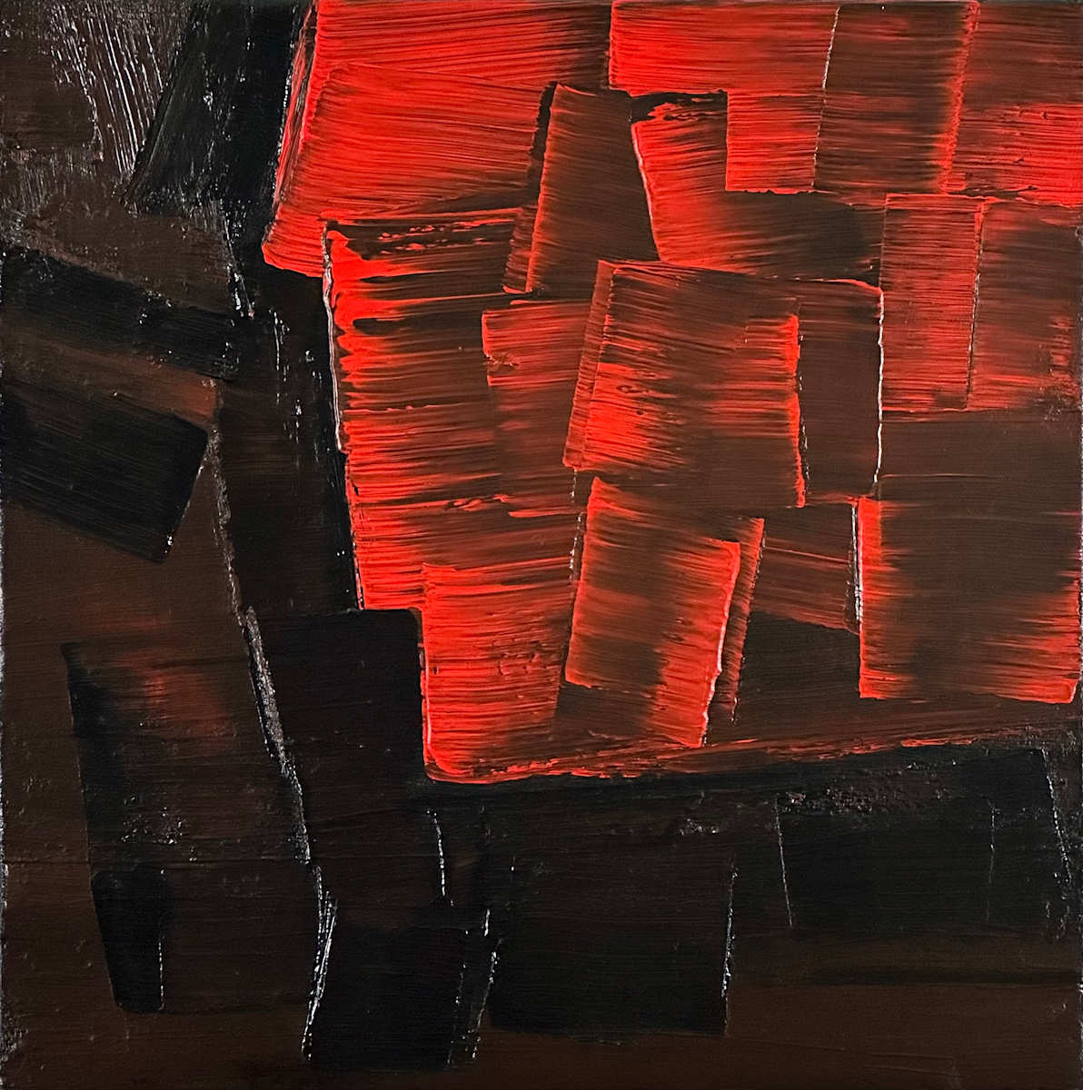 Red in Black - 2306 by Klara Gunnlaugsdottir, Image 1.