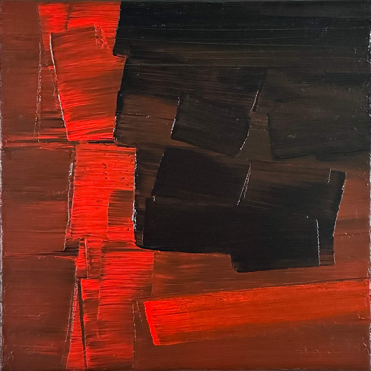 Red in Black - 2307 by Klara Gunnlaugsdottir, Image 1.