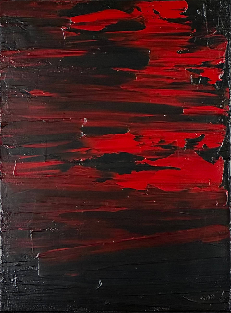 Red and Black no. 2313 by Klara Gunnlaugsdottir 