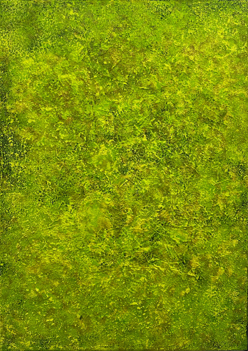 Green Moss Art no. 2553 by Klara Gunnlaugsdottir 