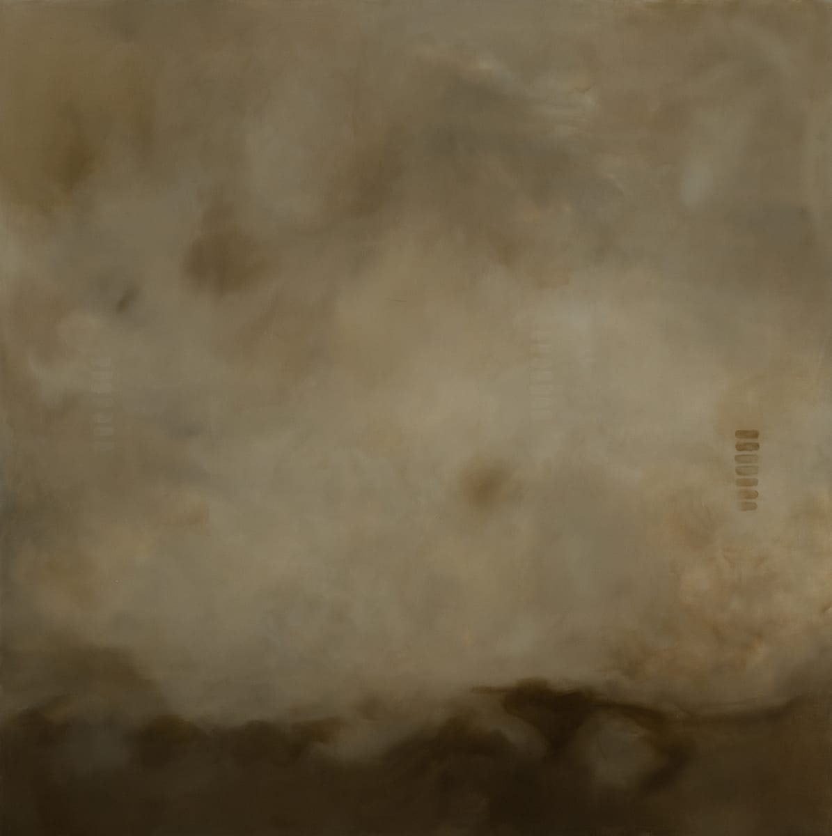 Dirt and Light I by Indira Martina Morre  Image: Dirt and Light I. 2007. Oil on panel. 24 x 24 in (61 x 61 cm)