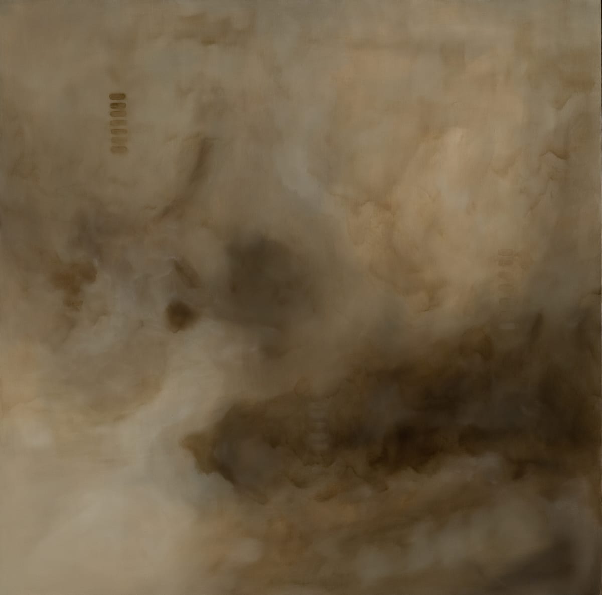 Dirt and Light II by Indira Martina Morre  Image: Dirt and Light II. 2007. Oil on panel. 24 x 24 in (61 x 61 cm)