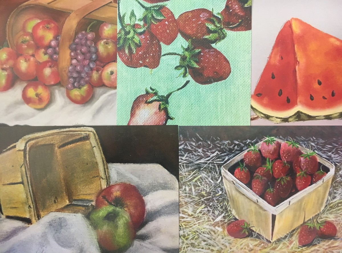 Mimi collection-still life series #2 5 pack by Jennifer C.  Pierstorff, Image 1.
