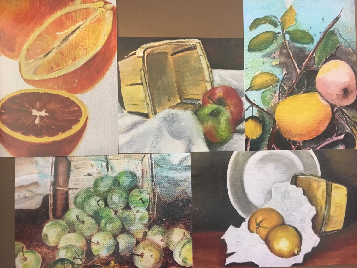 Mimi collection- still life varieties 5 pack #1 by Jennifer C.  Pierstorff 