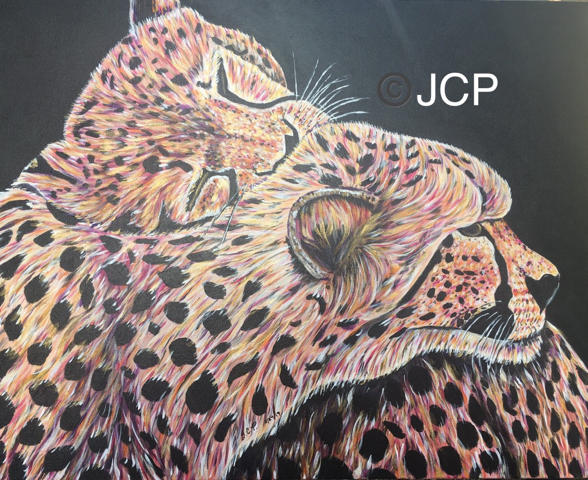 Golden Cheetah Friends by Jennifer C.  Pierstorff 