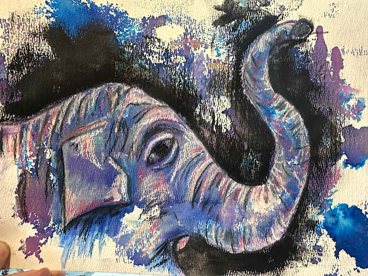 Trunks Up Brings the Luck by Jennifer C.  Pierstorff, Image 1.