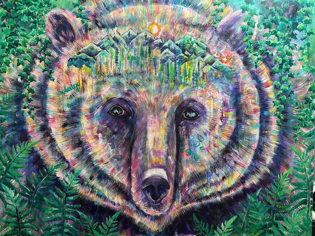 The Bear Daydreams of the Mountains by Jennifer C.  Pierstorff, Image 1.