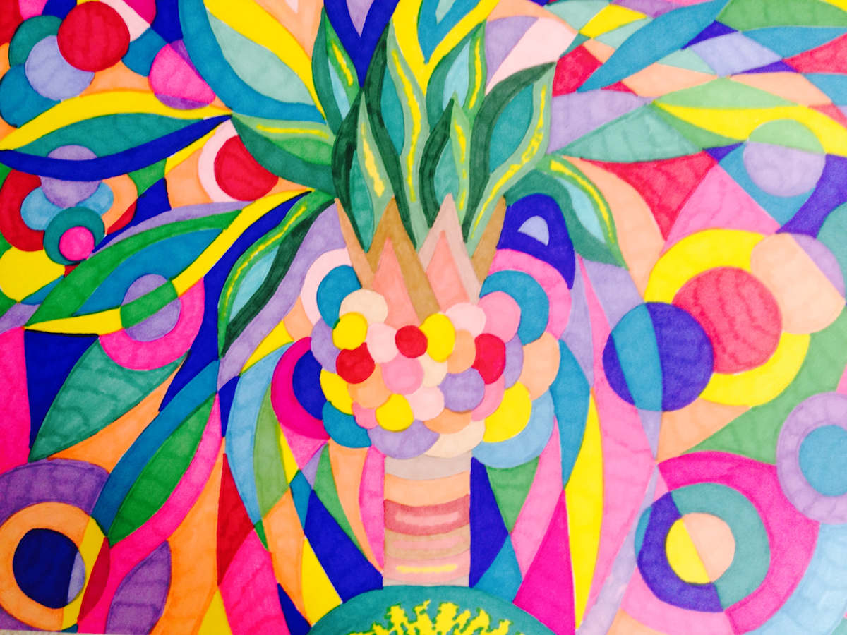 Abstract goiter tree by Jennifer C.  Pierstorff, Image 1.
