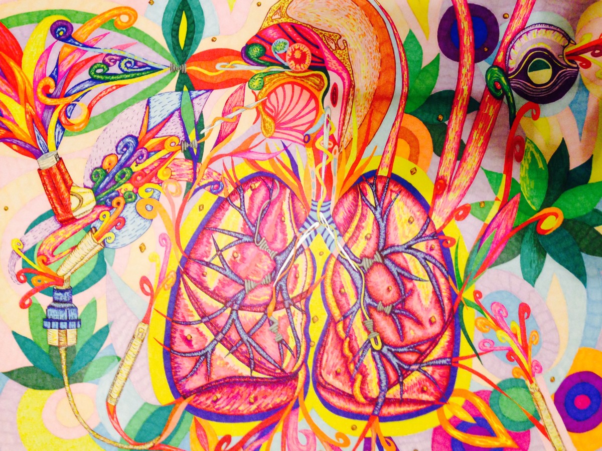 Lungs on fire by Jennifer C.  Pierstorff 