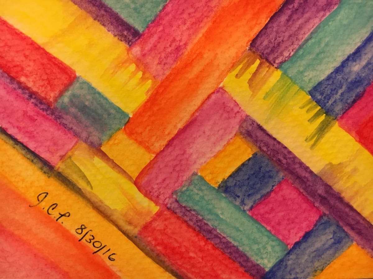 Dripping plaid by Jennifer C.  Pierstorff, Image 1.