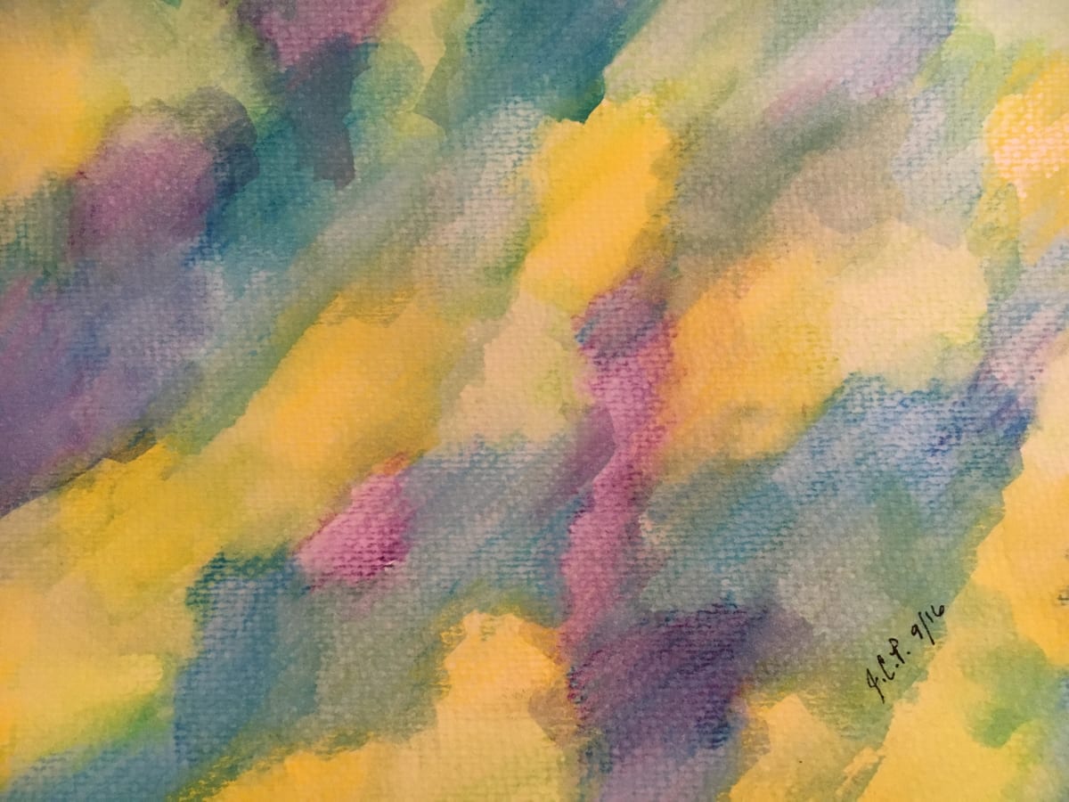 Leftie abstract 1 by Jennifer C.  Pierstorff 