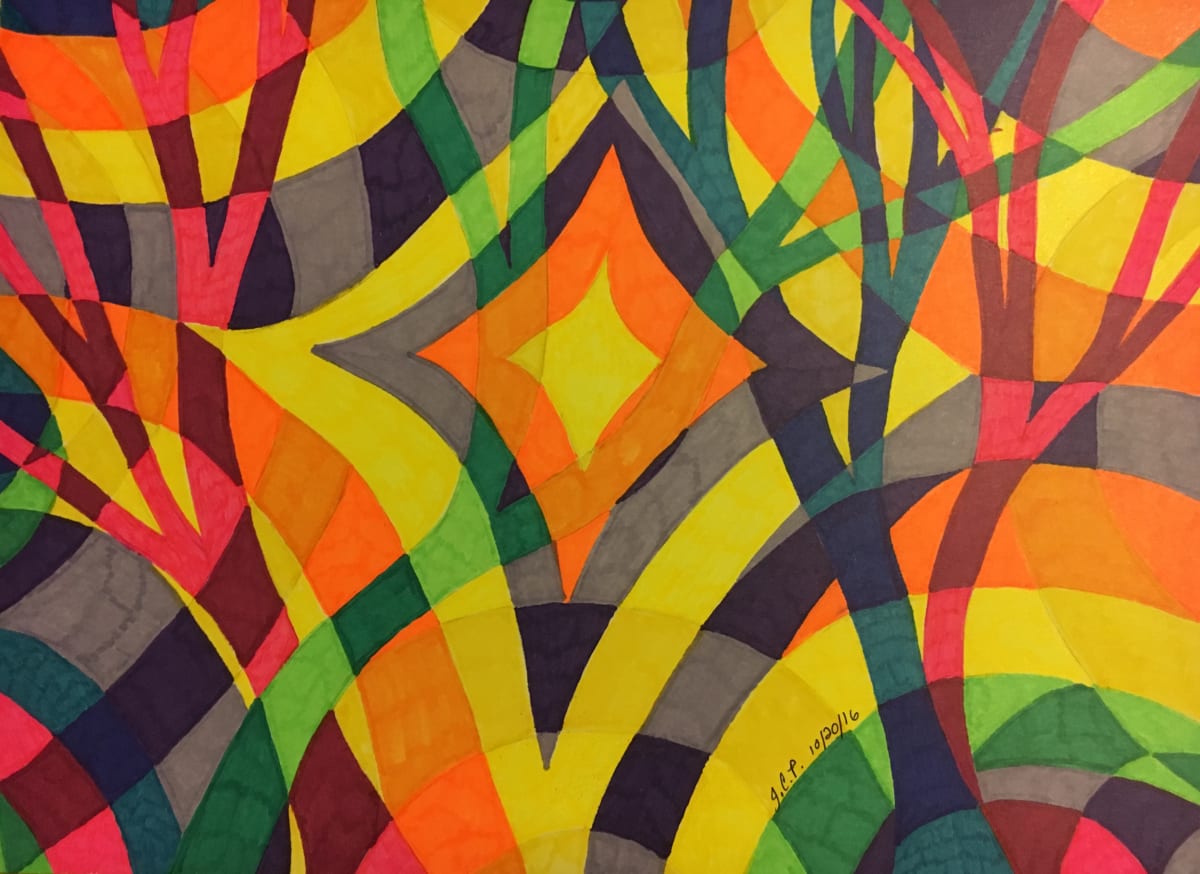 Abstract mangrove tree by Jennifer C.  Pierstorff, Image 1.