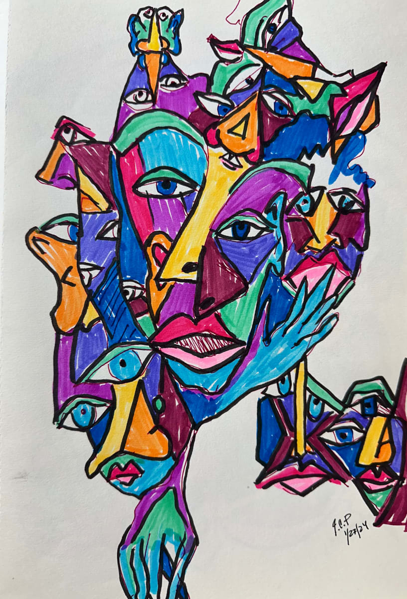 Eye Am Split Between Multiple Dimensions by Jennifer C.  Pierstorff, Image 2.