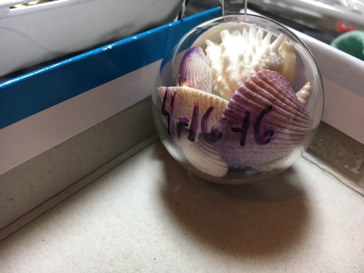 Shell wedding ornaments  by Jennifer C.  Pierstorff 