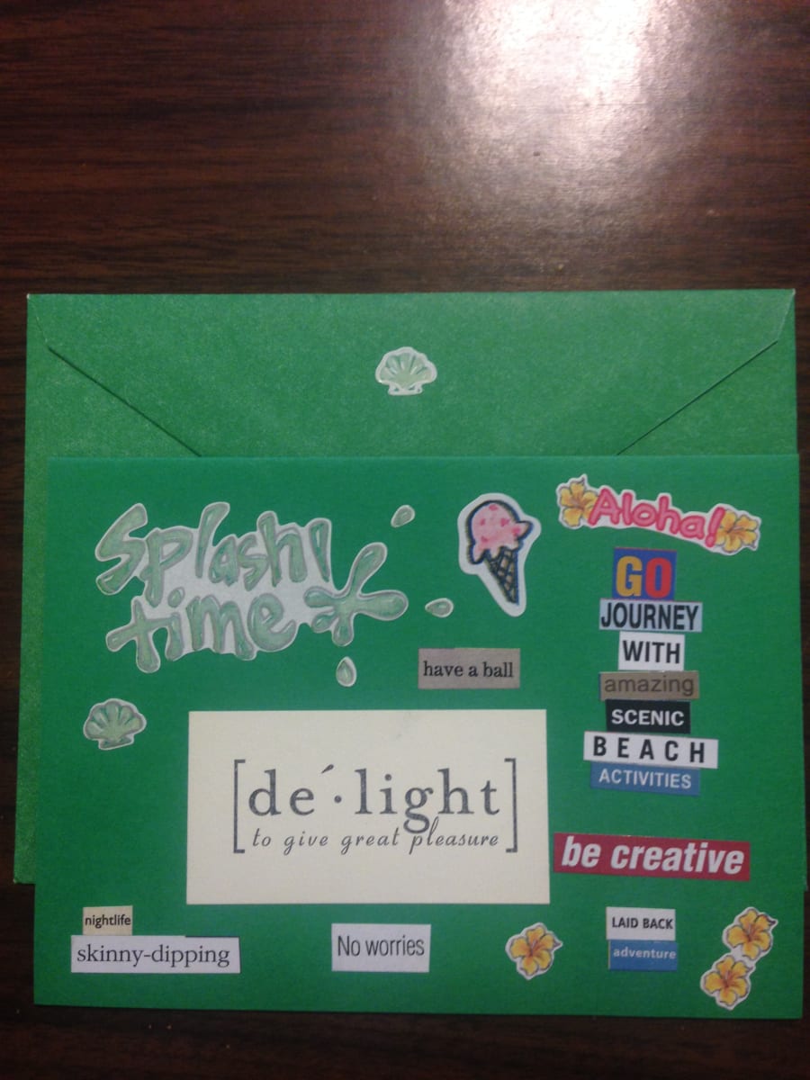 Collage cards - kid by Jennifer C.  Pierstorff 