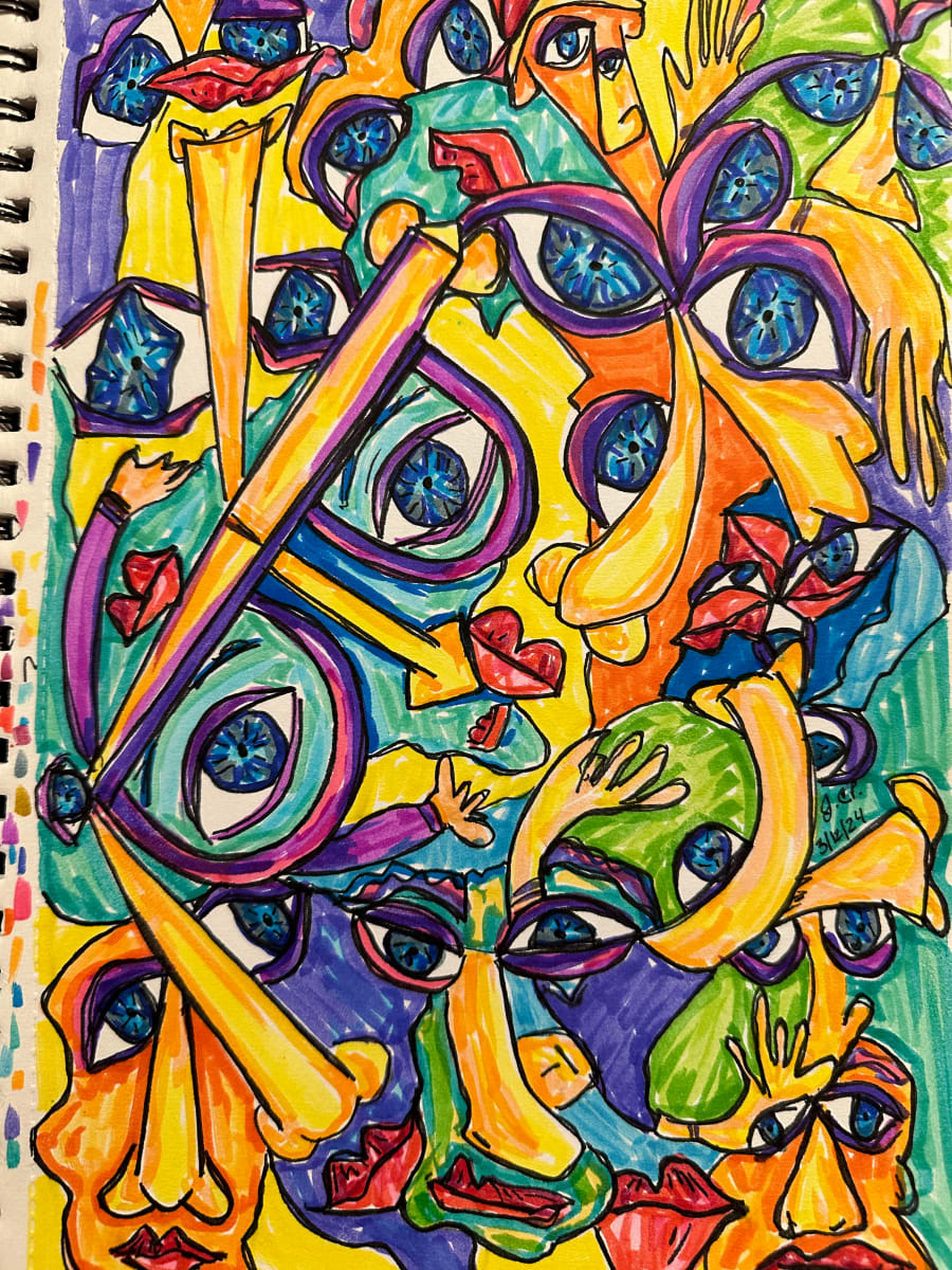 We Are All Connected Through Each Other by Jennifer C.  Pierstorff 