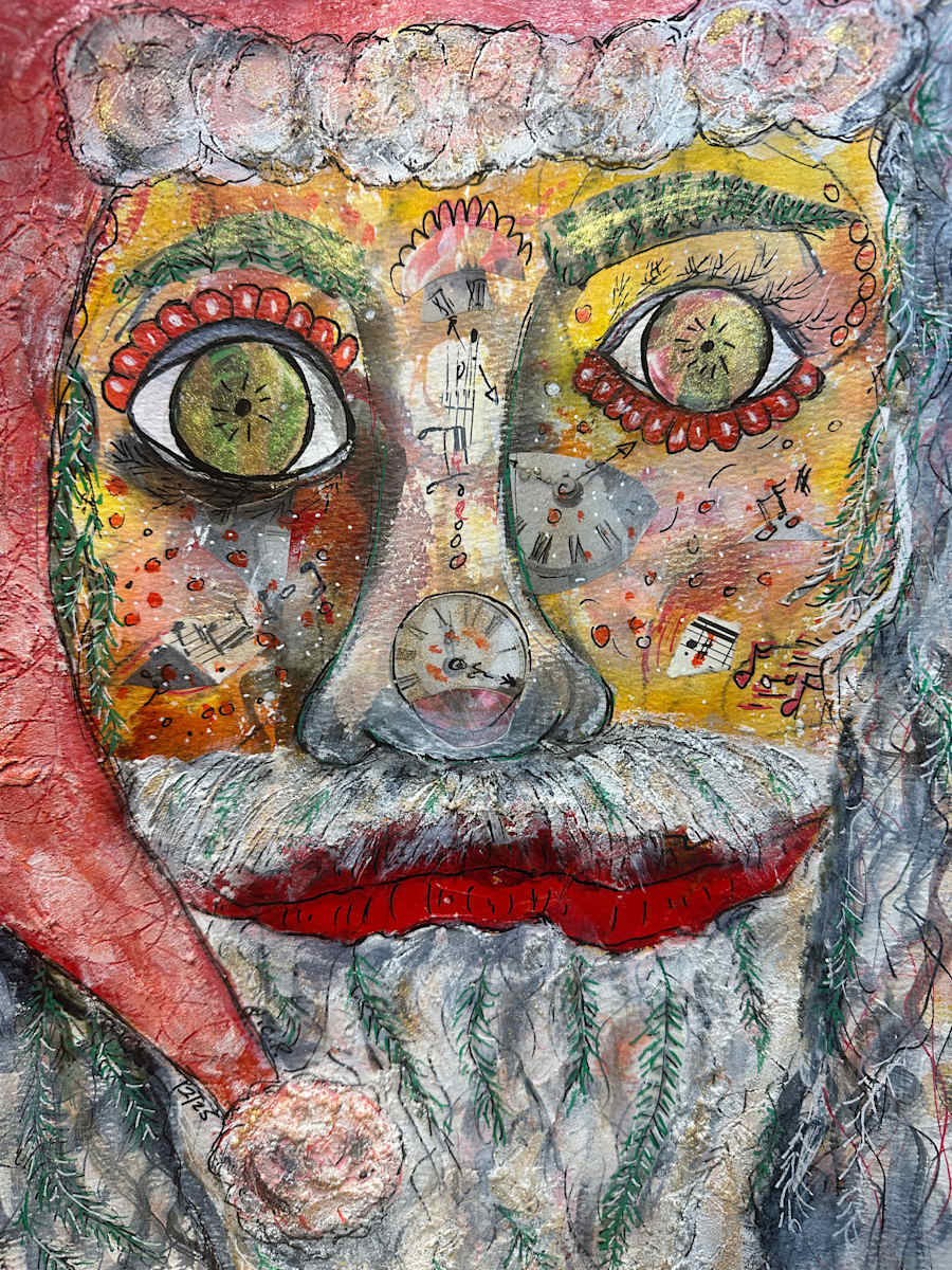 Wonky Santa Claus by Jennifer C.  Pierstorff, Image 1.