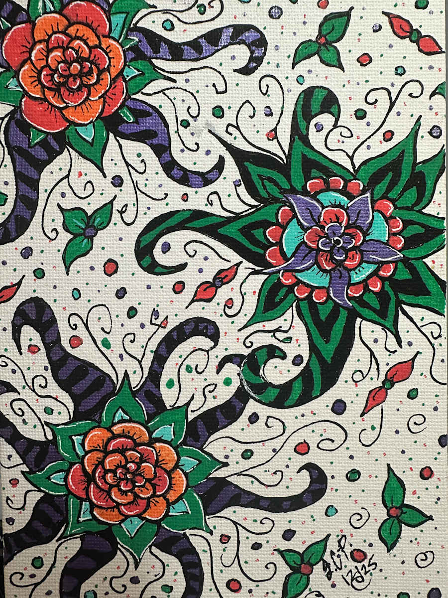 Holiday Flowers by Jennifer C.  Pierstorff, Image 1.