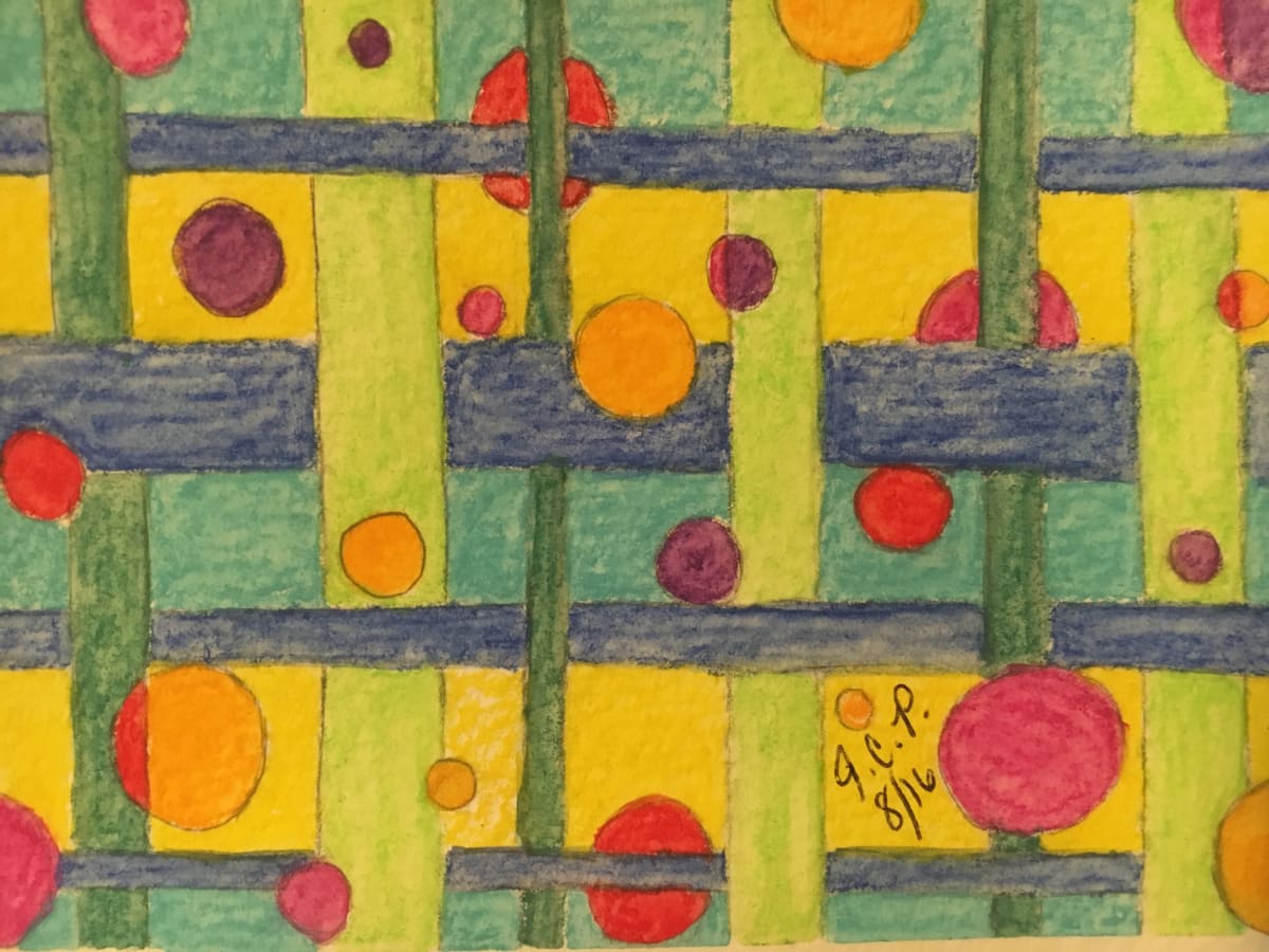 Plaid circles  2 by Jennifer C.  Pierstorff, Image 1.