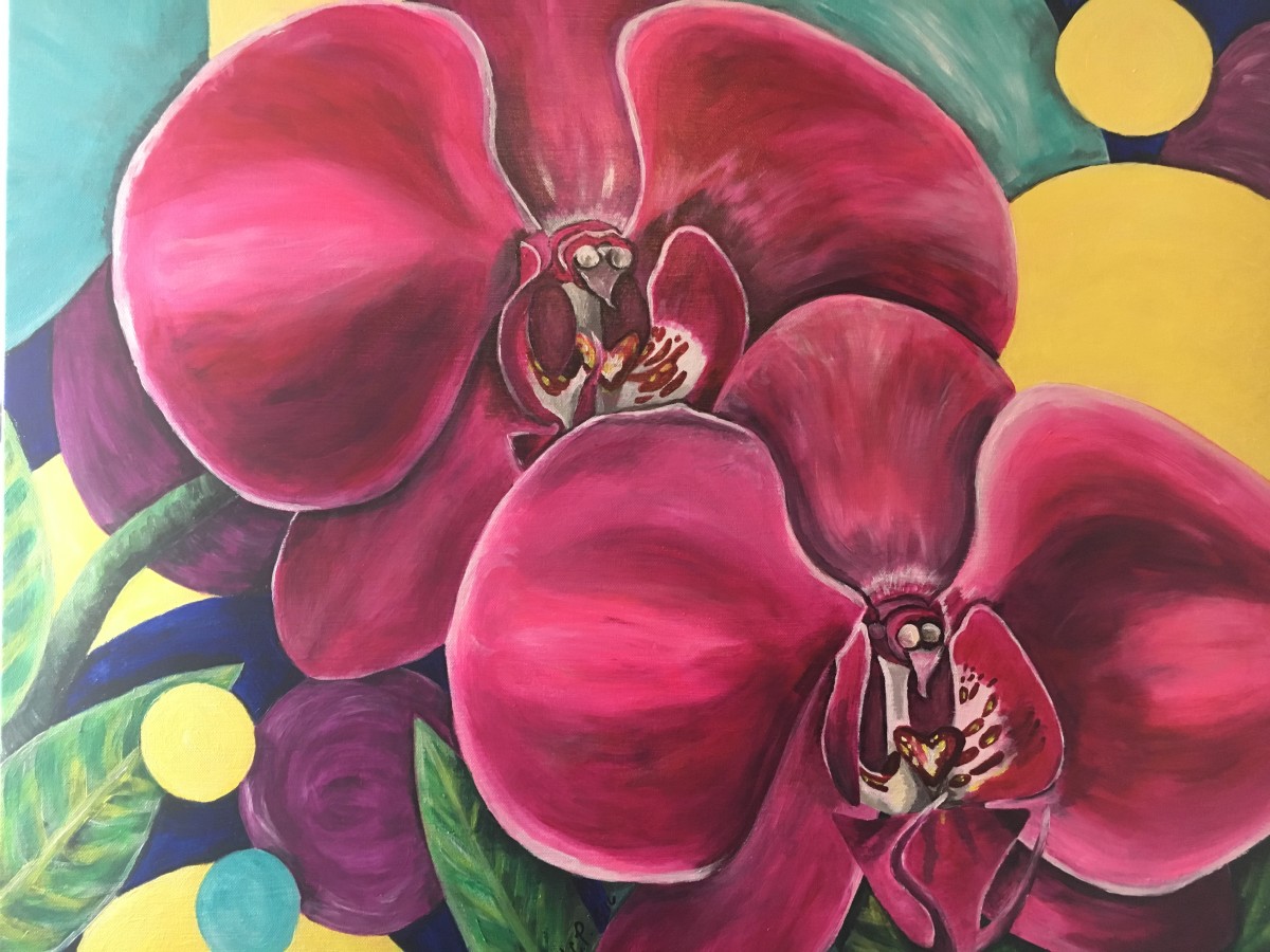 Magenta Orchid by Jennifer C.  Pierstorff 
