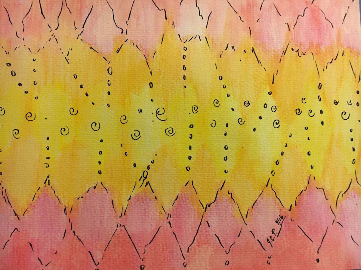 Fiery Dots by Jennifer C.  Pierstorff, Image 1.