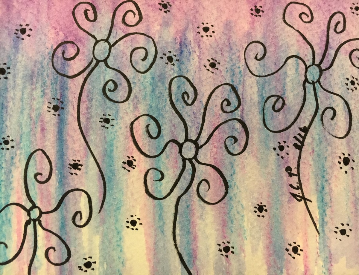 Raining Flowers by Jennifer C.  Pierstorff 