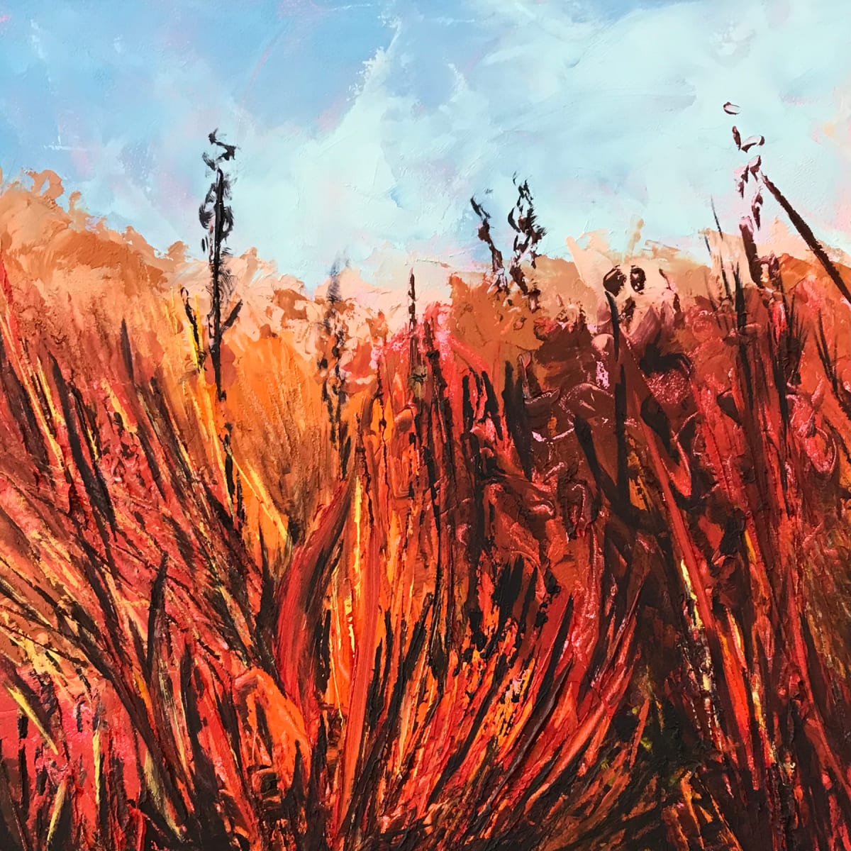 Fiery Grasses by Jan Elbert 