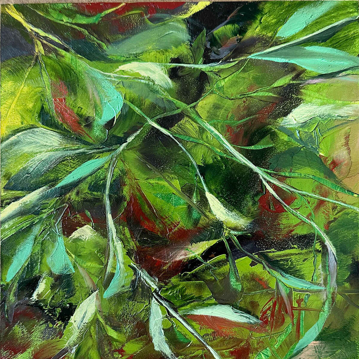 Leaf Frenzy by Jan Elbert 