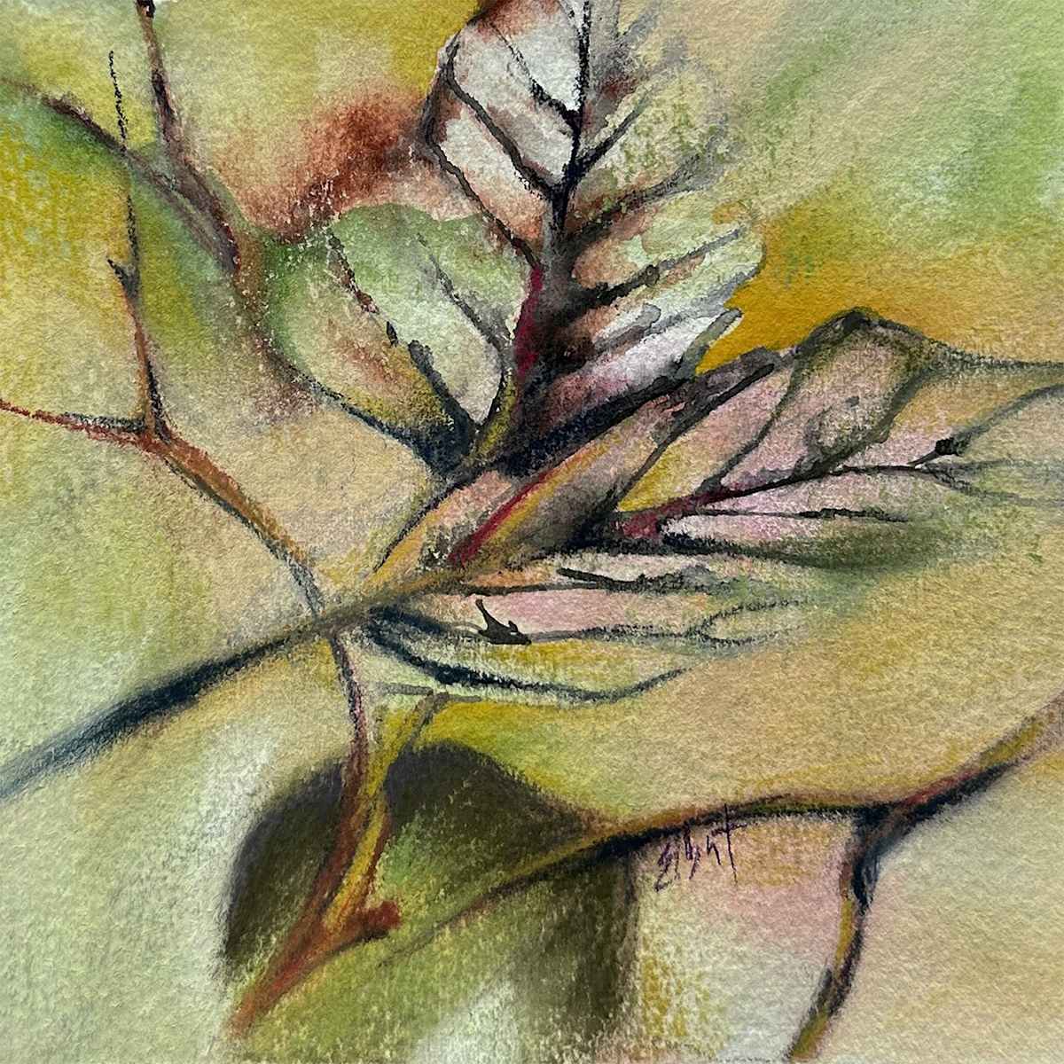 Spent Leaves by Jan Elbert 