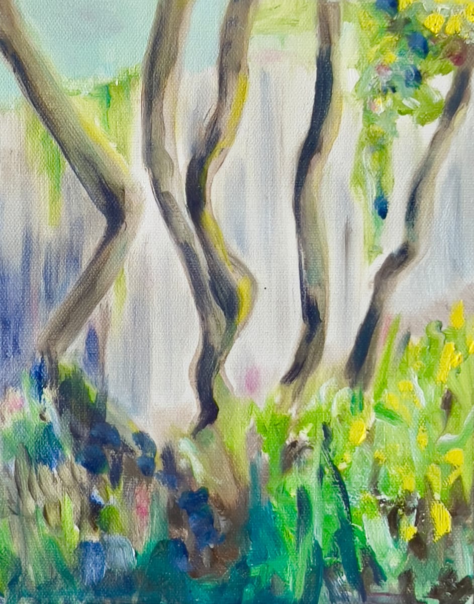 Curly Willows by Marjorie Windrem  Image: Curly Willows
Oil on Stretched Canvas
8 x 10