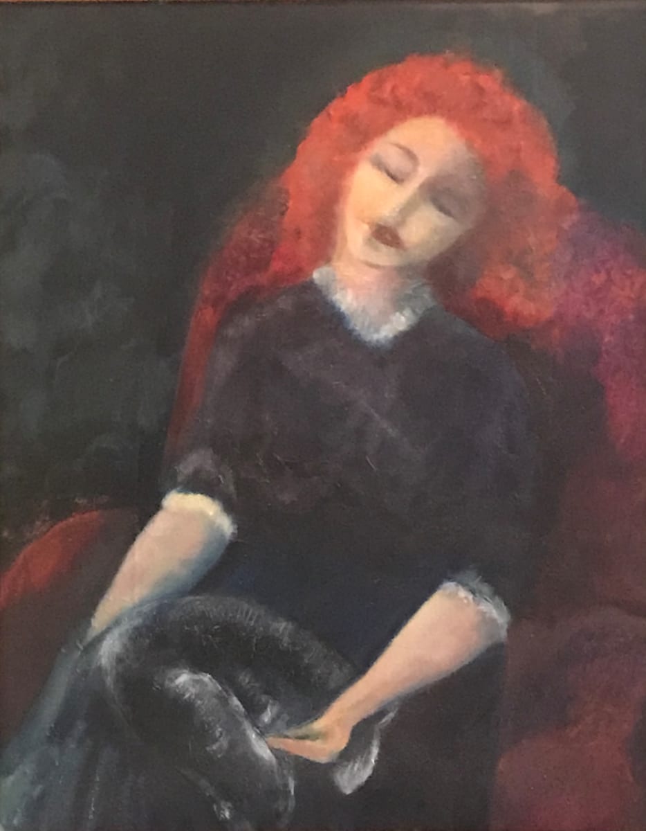 Girl with Cat by Marjorie Windrem  Image: Girl with Cat
oil on canvas
18 W x 22 H