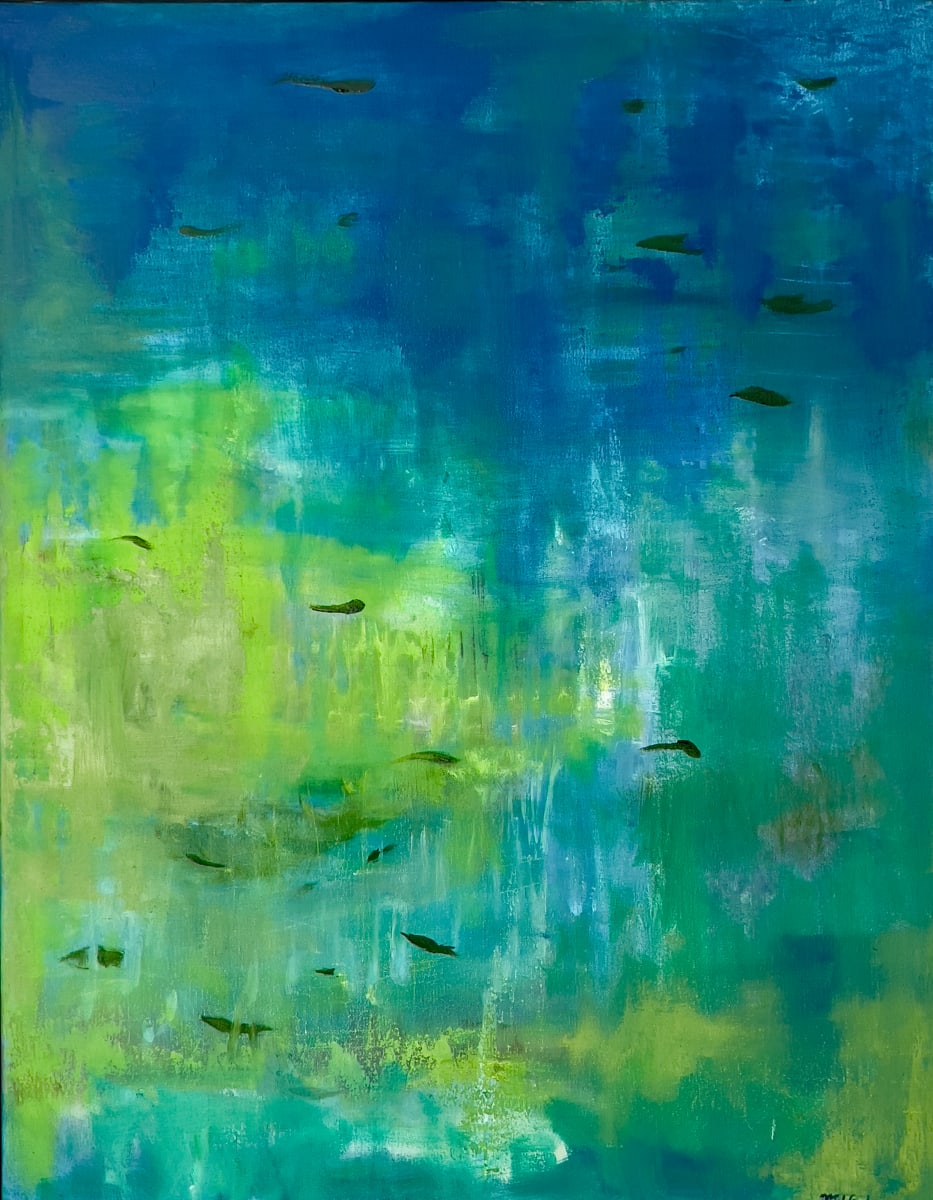 Pond Life by Marjorie Windrem  Image: Pond Life
oil on canvas
22 W x 28 H