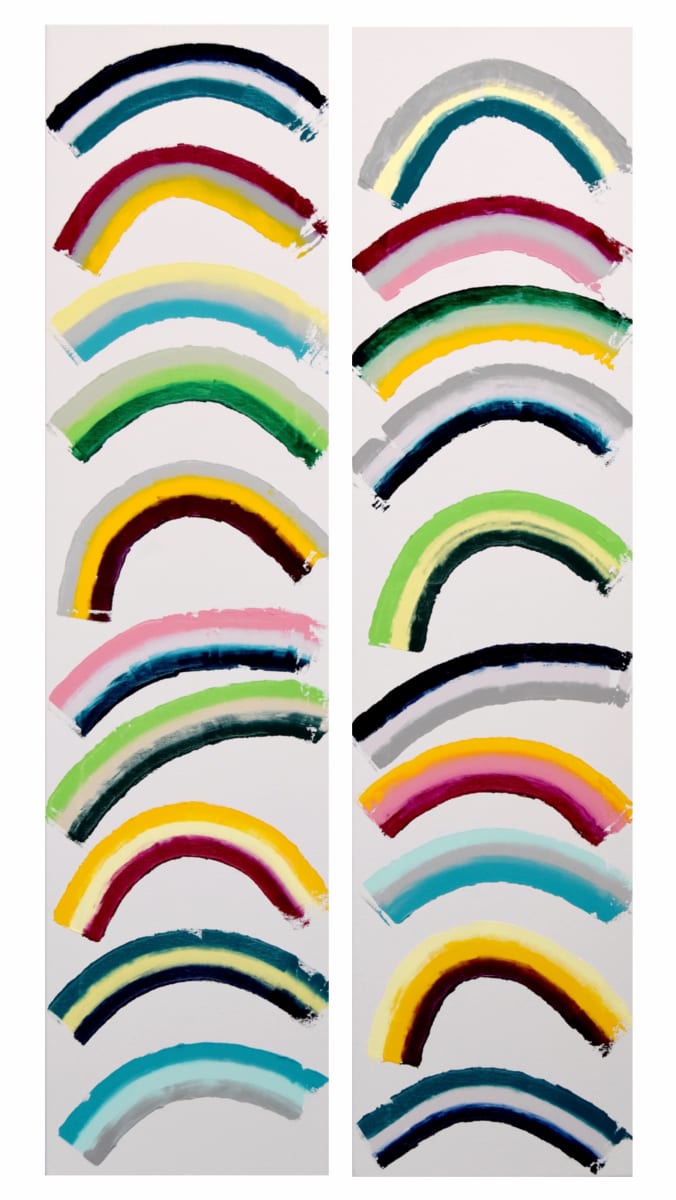 Curves #2 (diptych) by Astrid Stoeppel, Image 1.