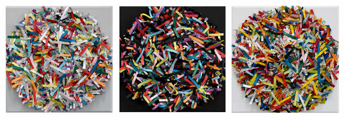 Paperwork Minis #2,3,4 (triptych) by Astrid Stoeppel, Image 1.