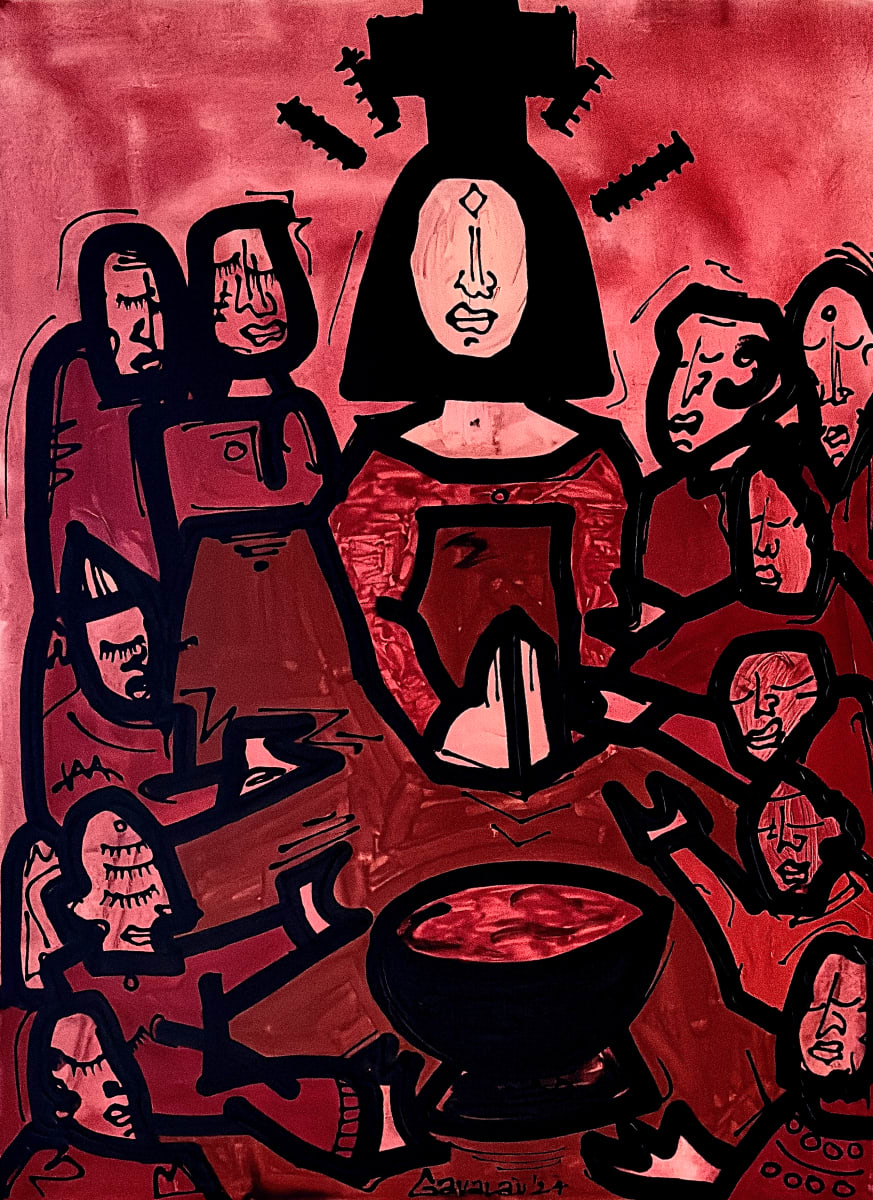 SACRED GATHERING by Gavalav' 