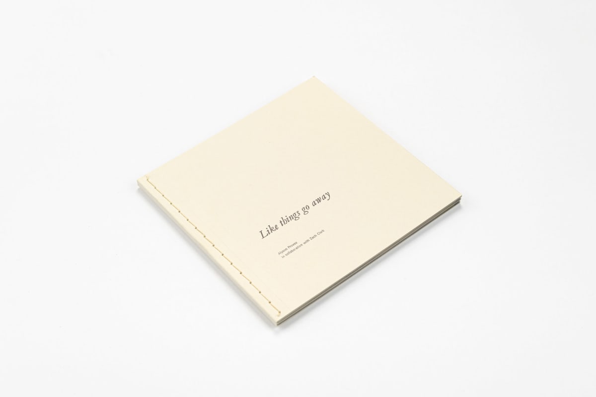 Like things go away by Alyson Provax 