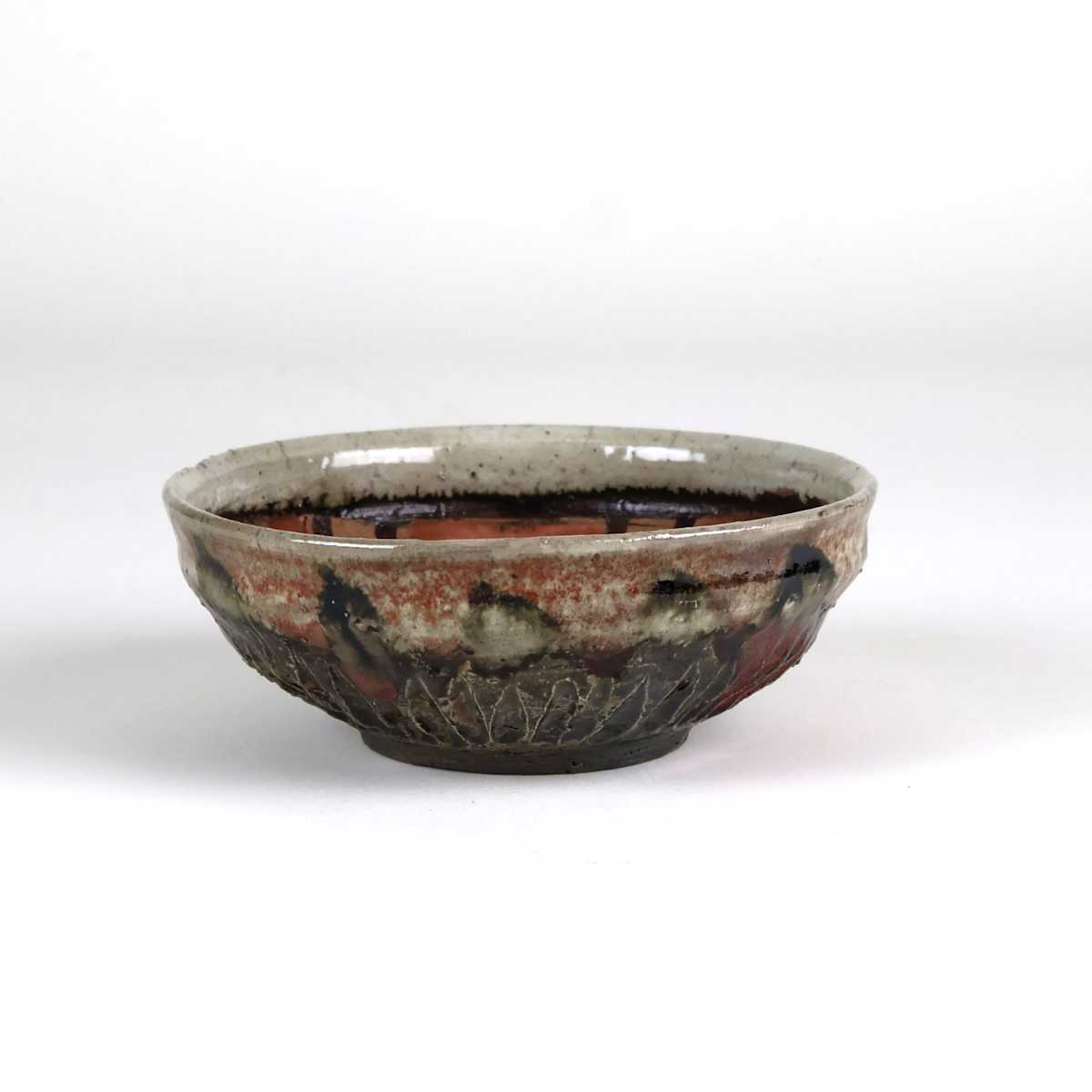 Raku Bowl - small by Anker West 