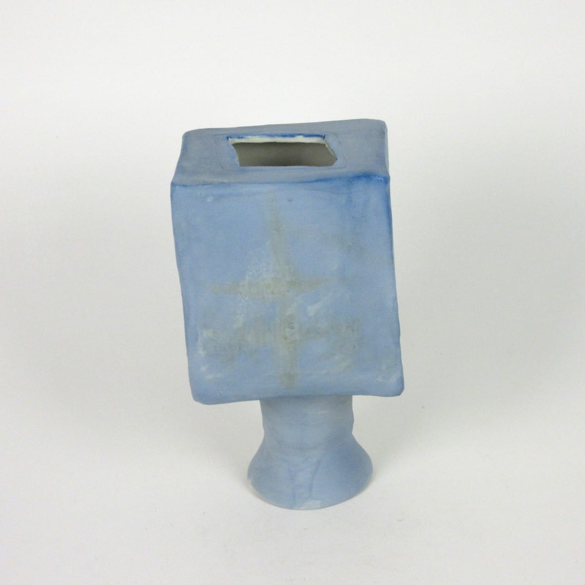 Square vase by Anker West, Image 1.