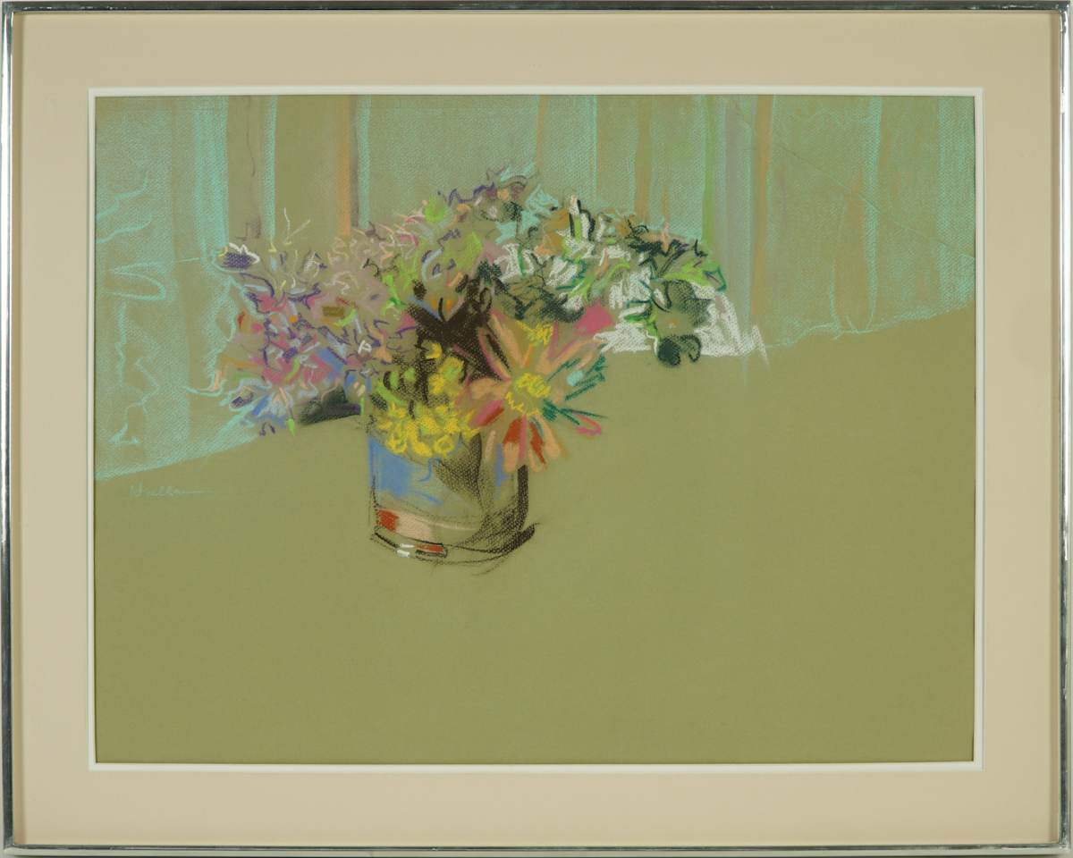 Flowers in Lusterware by Beverly Hallam, Image 1.