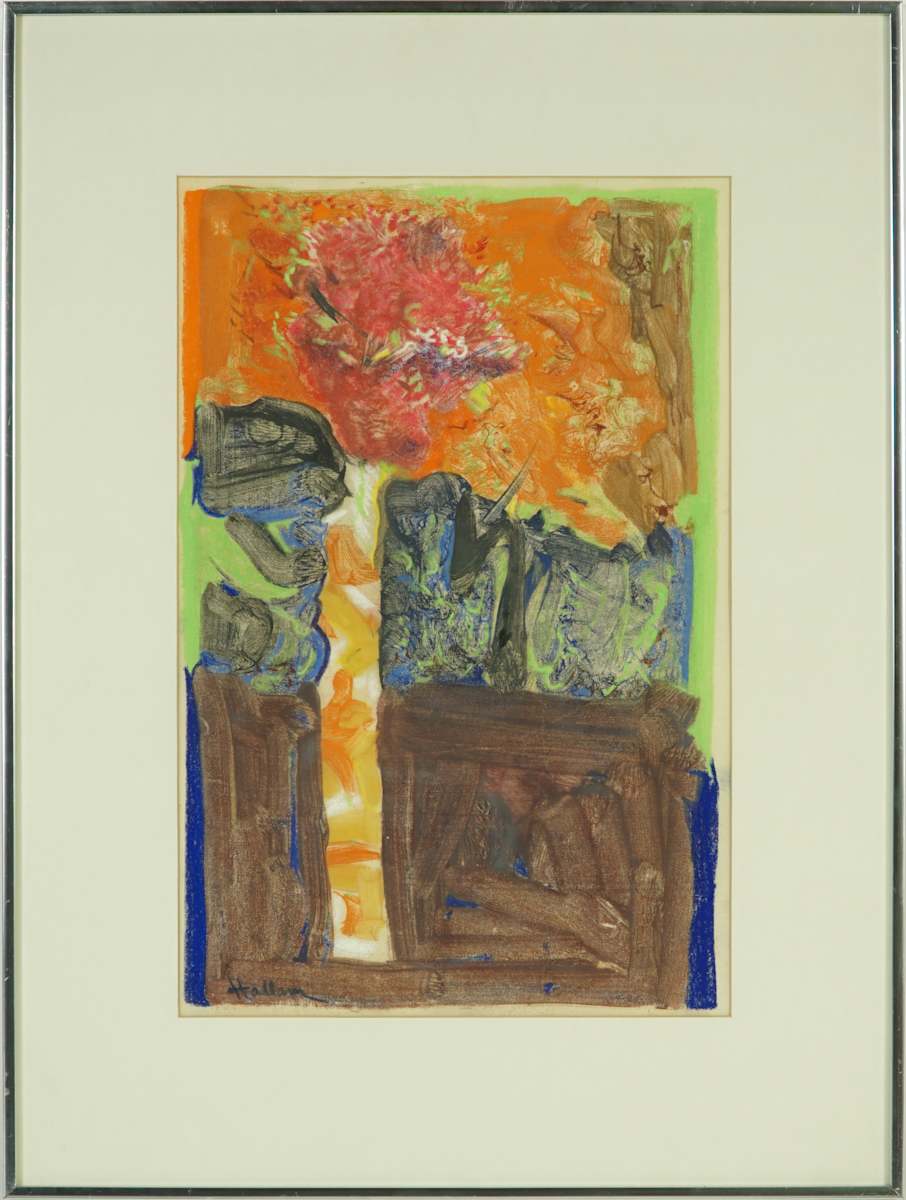 Fuzzy Pink Flower in the Window by Beverly Hallam, Image 2.