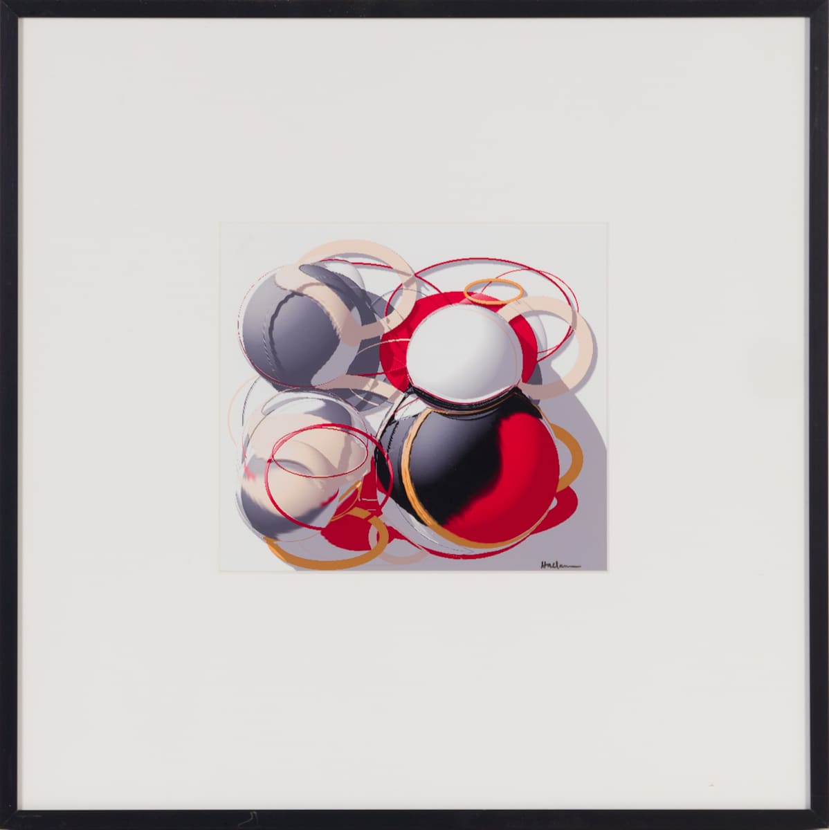 Ball Game Red & Black by Beverly Hallam, Image 1.