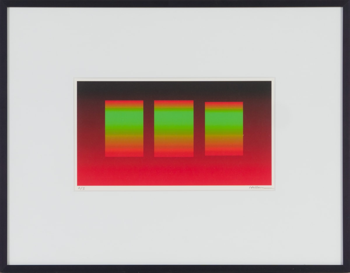 Three Red Hot Rectangles by Beverly Hallam 