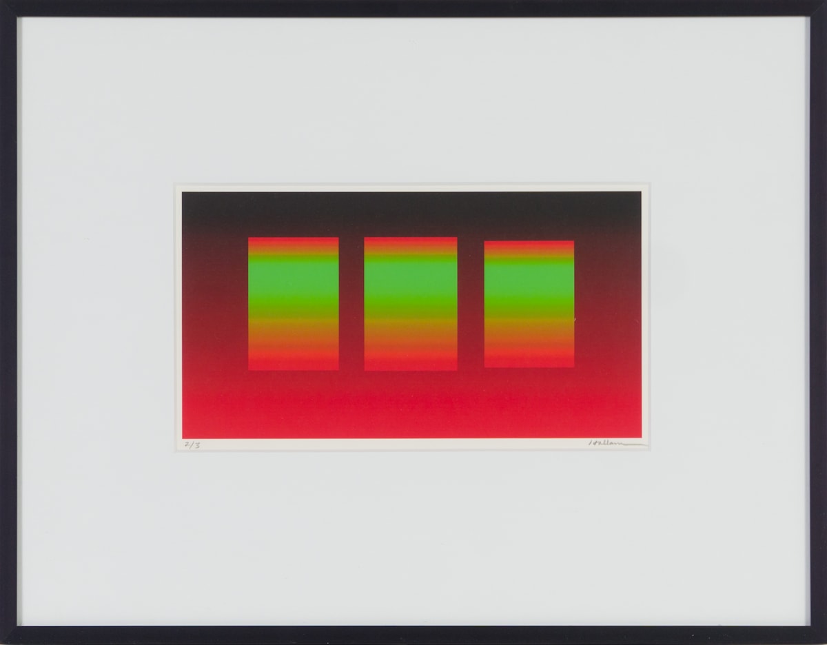 Three Red Hot Rectangles by Beverly Hallam, Image 2.