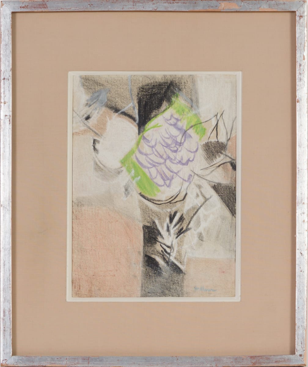 Violets and Camellias #3 by Beverly Hallam 