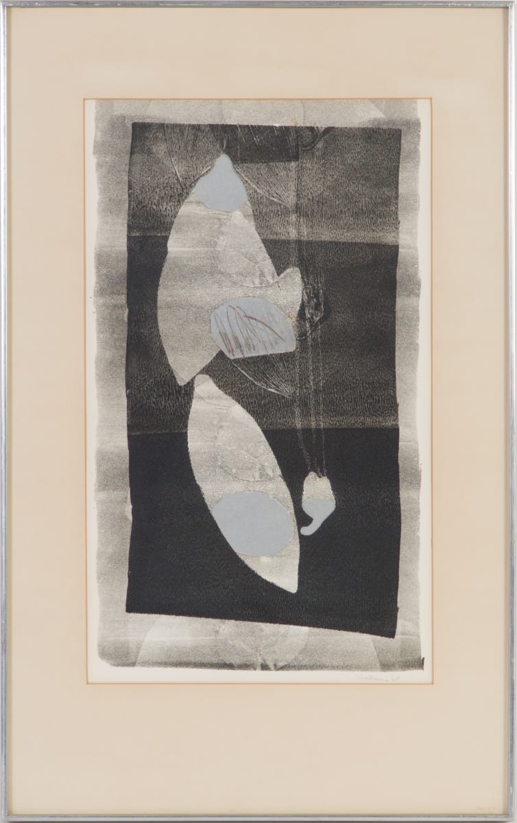 Solomon’s Seal, Silver, Black, Brown Scratch by Beverly Hallam 